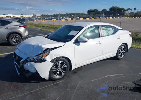 2021 Nissan Sentra Sv Xtronic Cvt из США, поврежденный, VIN 3N1AB8CV6MY207866